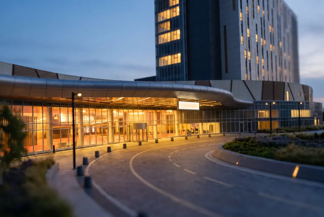 Miniature model of Pickering Casino Resort
