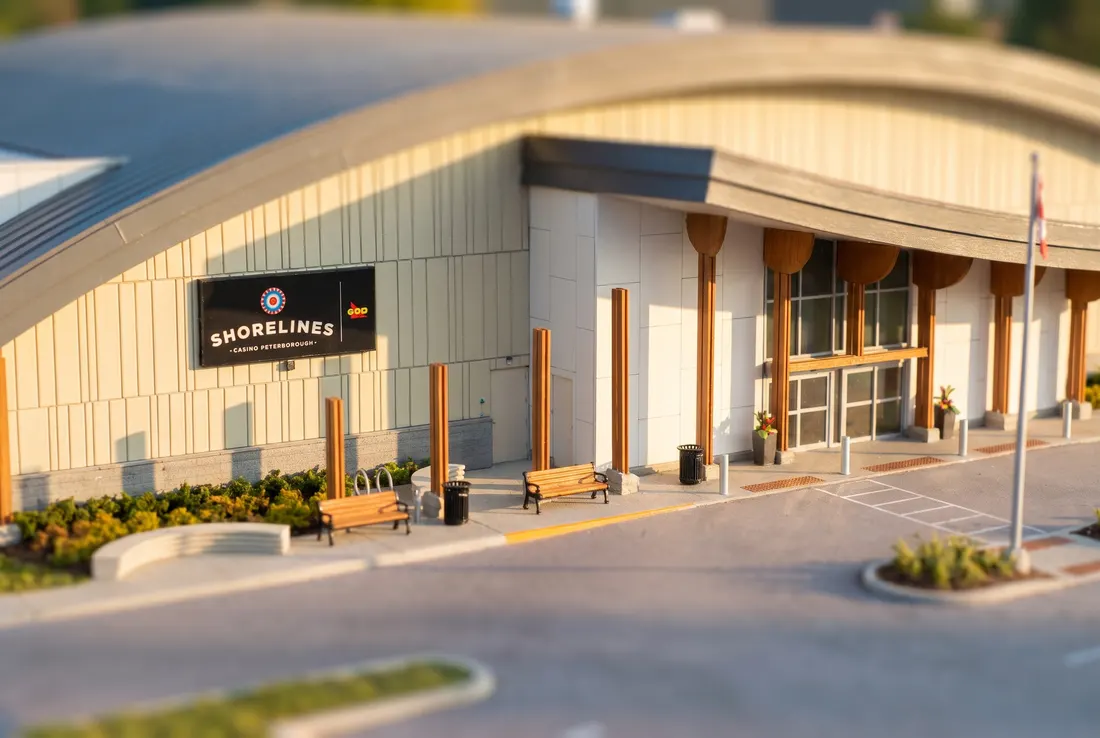 Miniature model of Shorelines Casino Peterborough